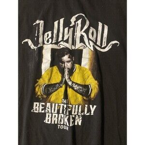Jelly Roll Cover T Shirt The Beautifully Broken T‎ Shirt Tag Girisha XL